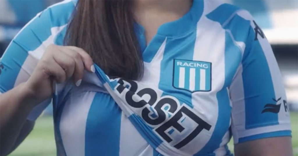 Racing lança camisa que permite amamentação